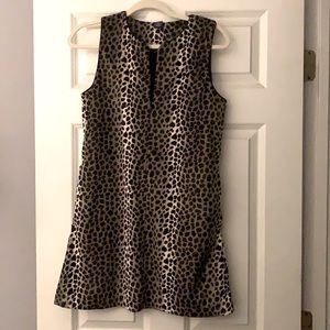 Gap Leopard print mini dress